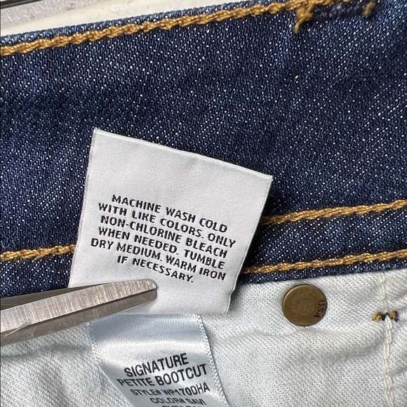 Hudson Women Signature Petite Bootcut Flap Pocket Jeans Low Rise Size 28 P - Picture 8 of 9